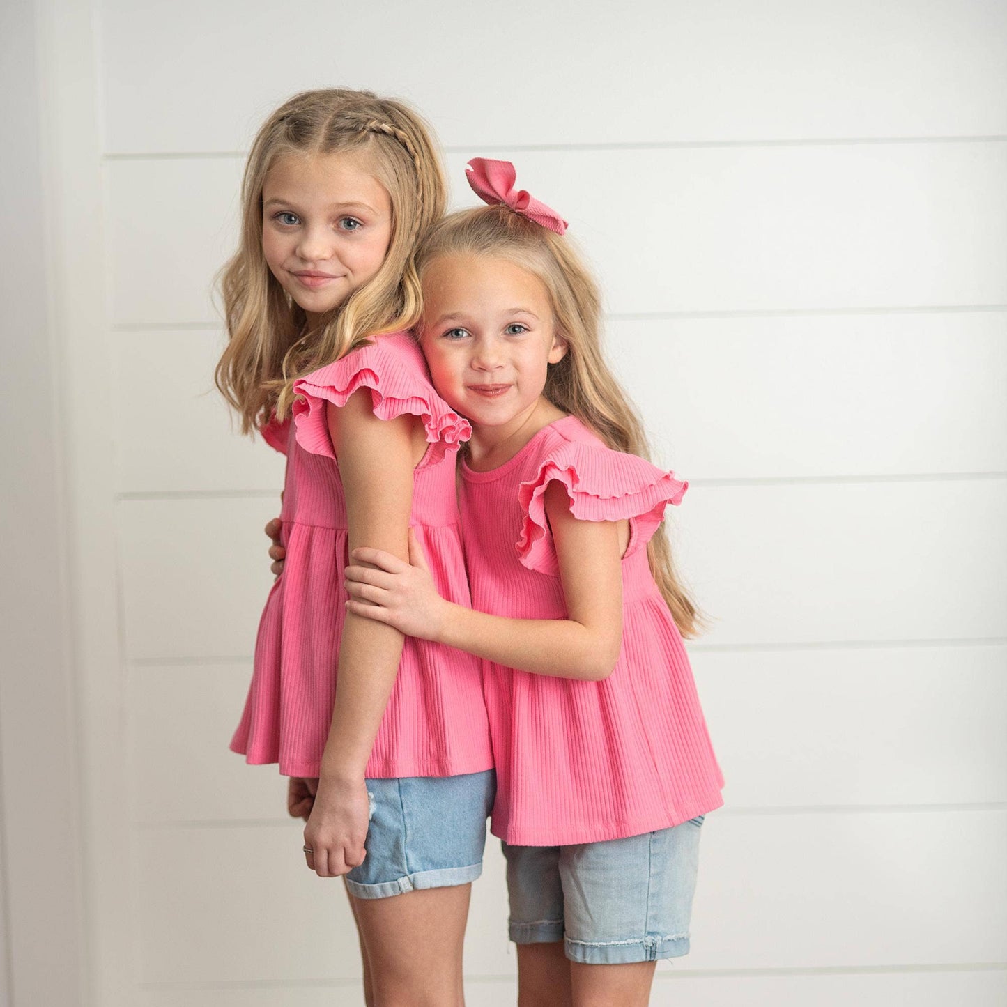 Ruffle Flutter Sleeve Shirt