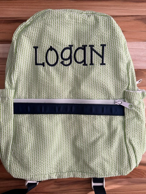 Backpack - Seersucker