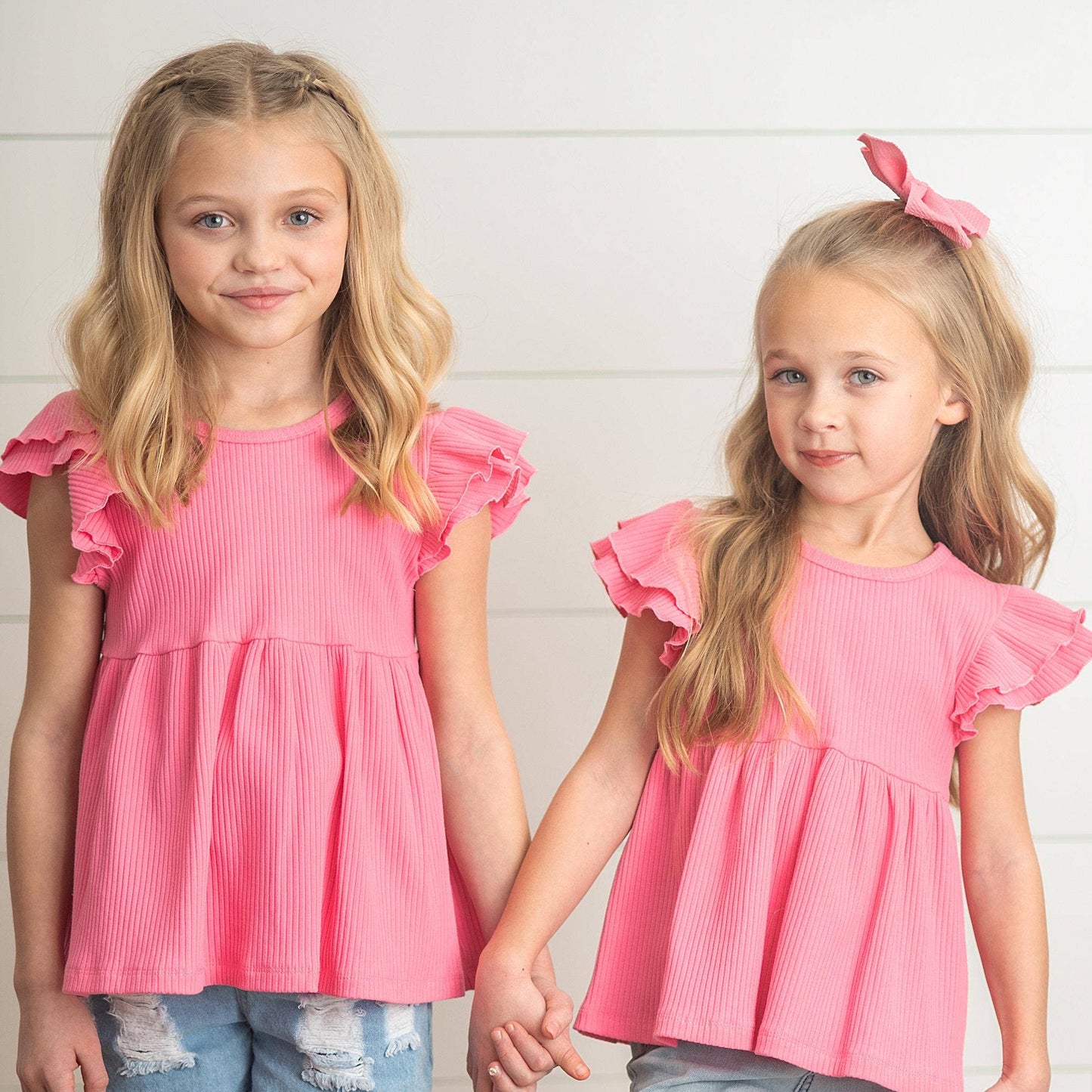 Ruffle Flutter Sleeve Shirt