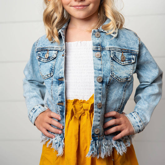 Fringe Denim Jacket