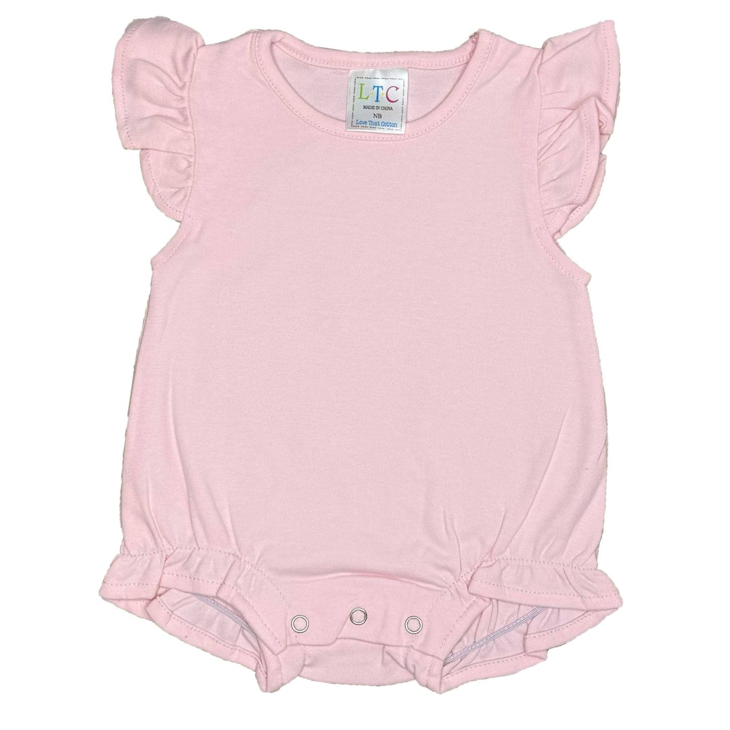 Flutter Sleeve Knit Bubble: White / 3M