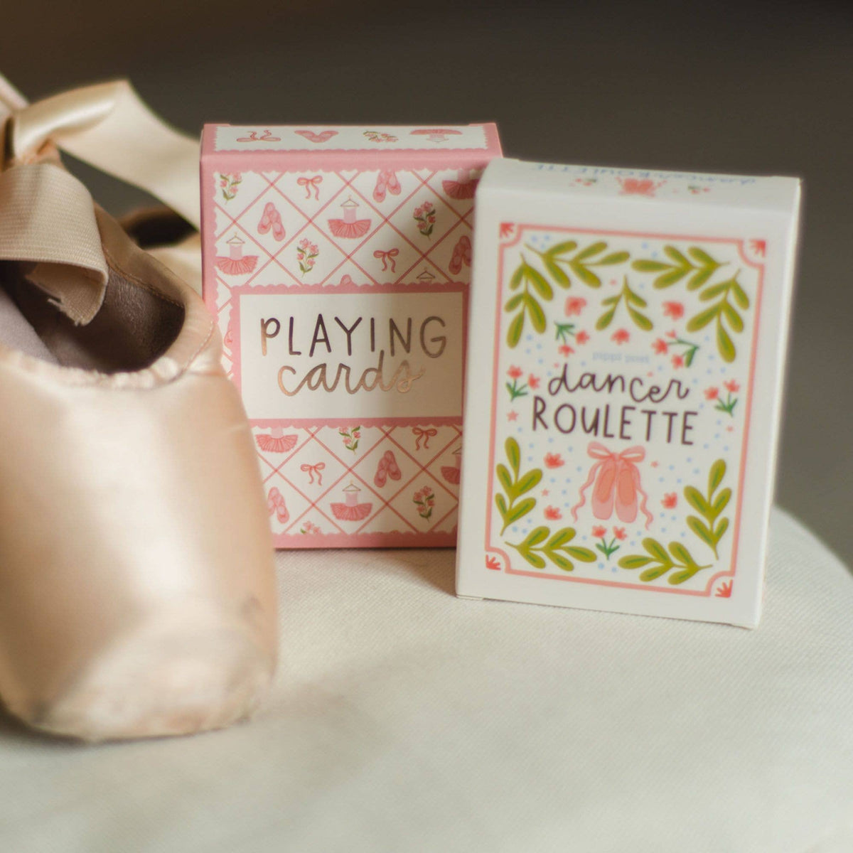 Ballet Florals & Bows - Deck of Playing Cards