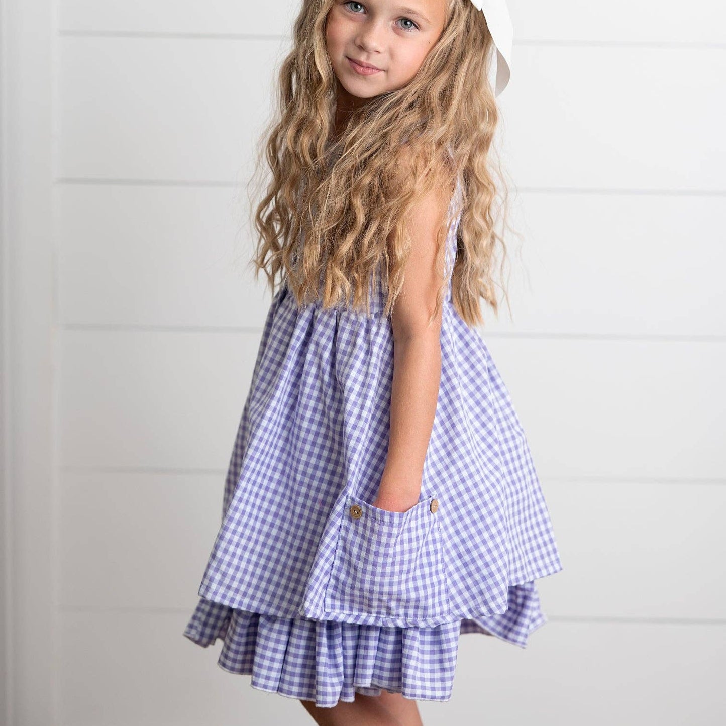 Gingham Ruffle Dress
