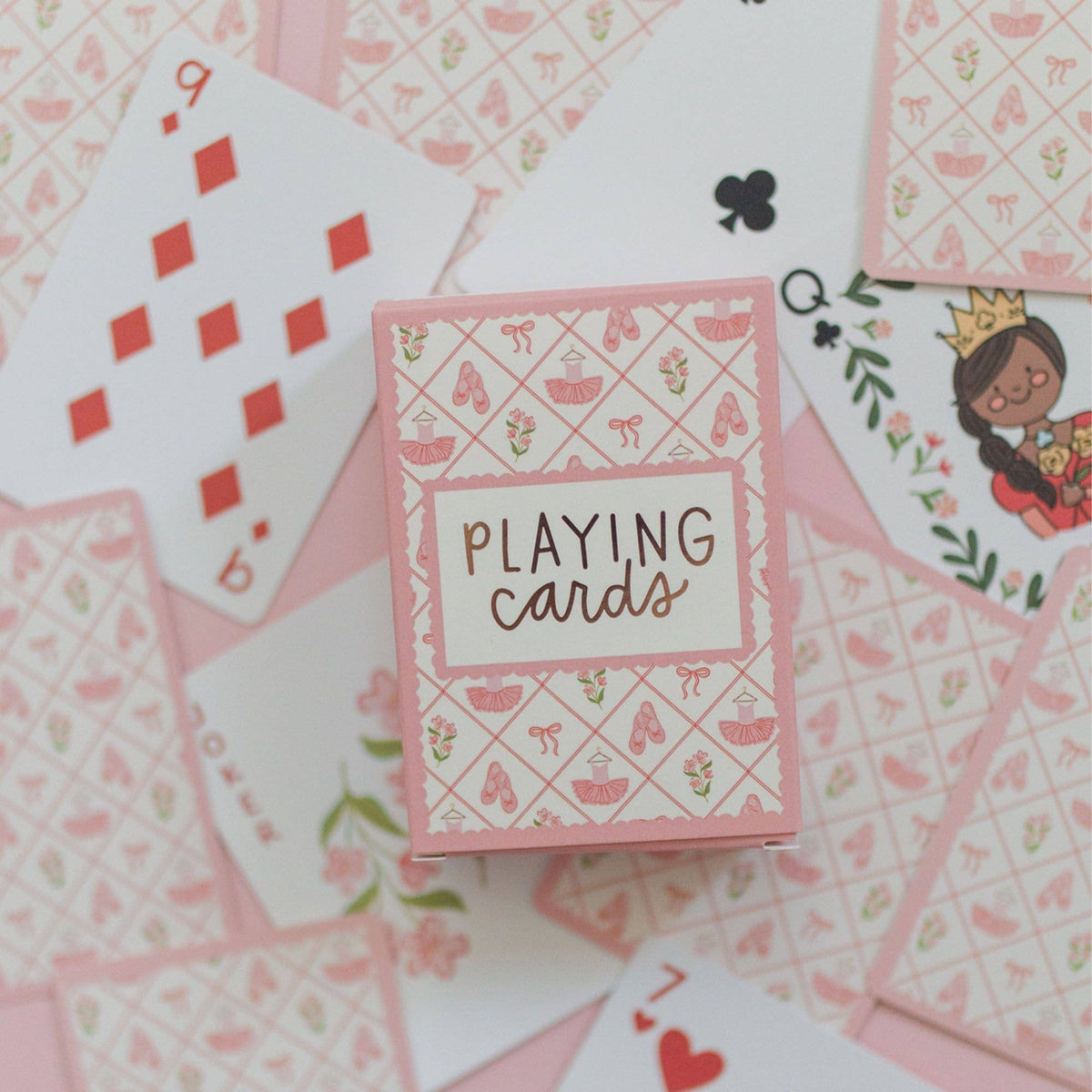 Ballet Florals & Bows - Deck of Playing Cards