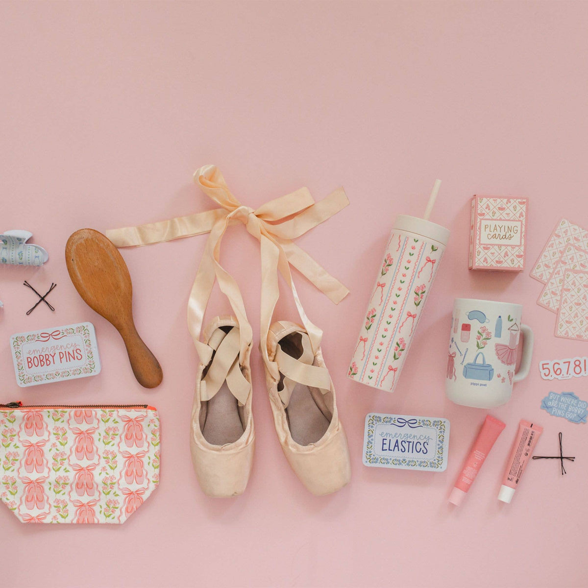 Ballet Florals & Bows - Deck of Playing Cards