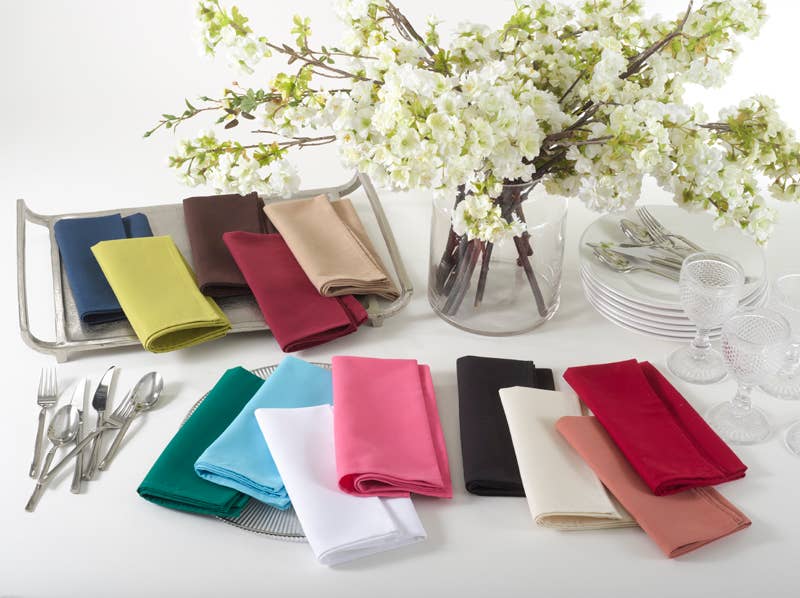 Everyday Design 20" Dinner Napkin, 10 Colors+: White
