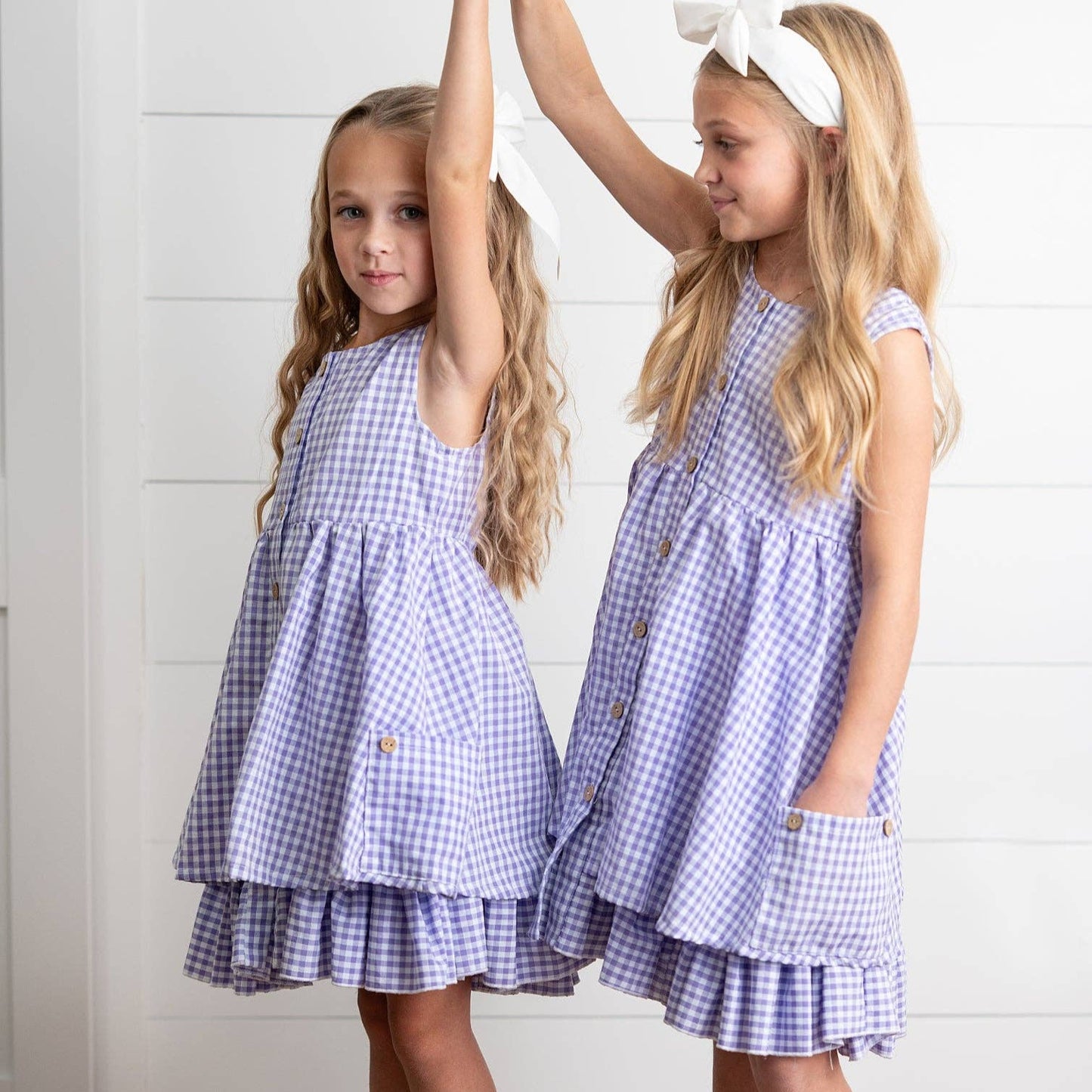 Gingham Ruffle Dress