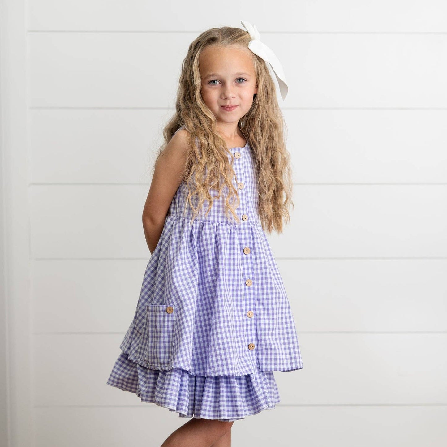 Gingham Ruffle Dress