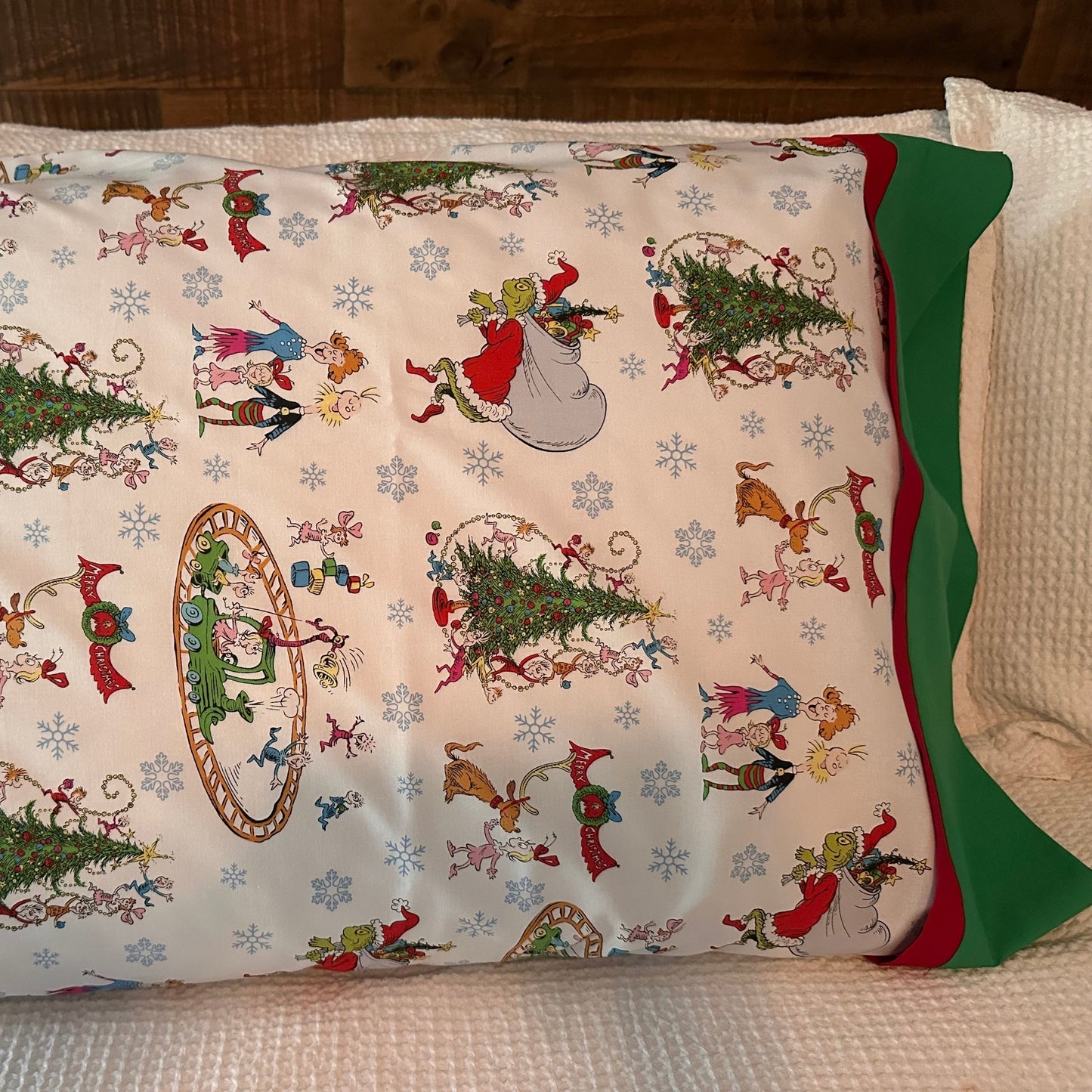 Handmade Holiday Pillowcases