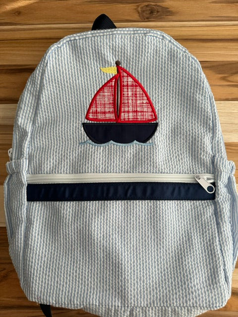 Backpack - Seersucker