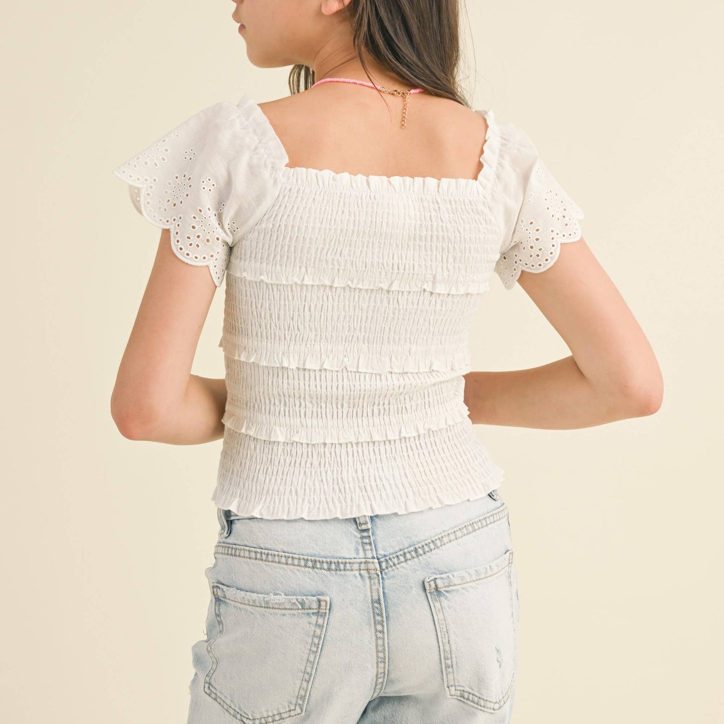 Girls Smocked Top