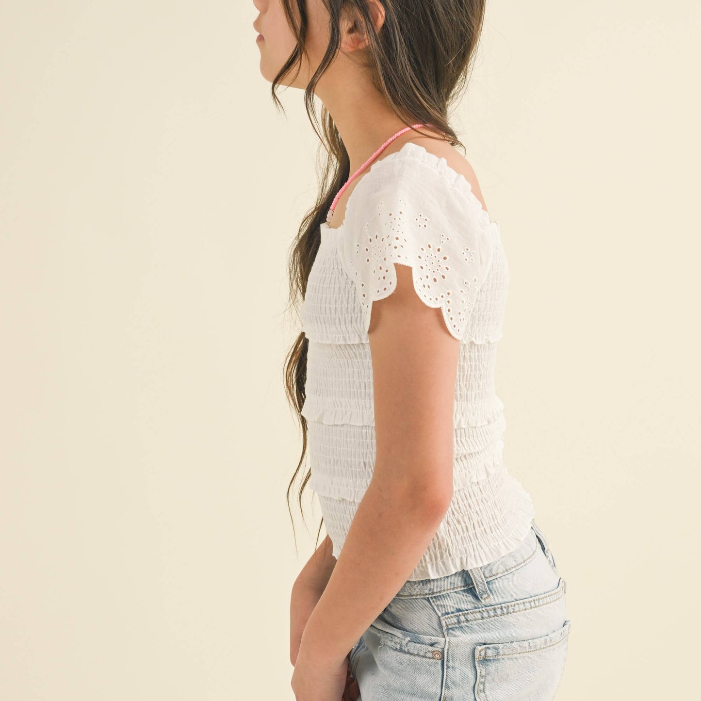 Girls Smocked Top