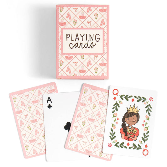 Ballet Florals & Bows - Deck of Playing Cards