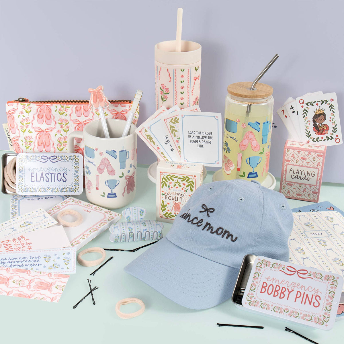 Ballet Florals & Bows - Deck of Playing Cards